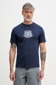 Armani Exchange t-shirt da uomo in cotone blu navy XM002776.AF10356