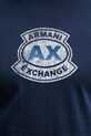 Armani Exchange t-shirt da uomo in cotone XM002776.AF10356 blu navy