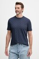 Armani Exchange t-shirt męski bawełniany granatowy XM002778.AF10356