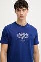 Armani Exchange t-shirt męski bawełniany granatowy XM002782.AF10356