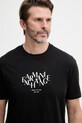 Armani Exchange t-shirt męski bawełniany czarny XM002782.AF10356