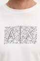 Armani Exchange t-shirt męski bawełniany XM002784.AF10356 biały