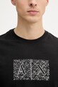 Armani Exchange футболка чоловіча бавовняна XM002784.AF10356 чорний