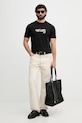Armani Exchange majica muška od pamuka XM002789.AF10356 crna SS26