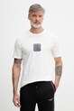 Armani Exchange t-shirt męski bawełniany beżowy XM002230.AF12308