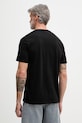 Odzież Armani Exchange t-shirt męski bawełniany XM002230.AF12308 czarny