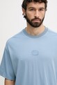 BOSS Orange тениска мъжка памучна син 50559161