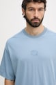 BOSS Orange тениска мъжка памучна син 50559161