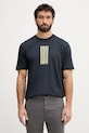 BOSS Orange t-shirt męski bawełniany granatowy 50561850