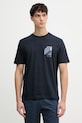 BOSS Orange t-shirt bawełniany nadruk granatowy 50561853
