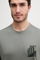 BOSS Orange t-shirt bawełniany szary 50561853
