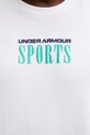 Under Armour t-shirt męski z bawełną HWT SPORTS 6009268 biały