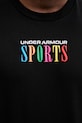 Under Armour t-shirt męski z bawełny HWT SPORTS 6009268 czarny