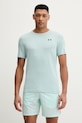 Under Armour t-shirt treningowy Vanish z elastanem turkusowy 6010591