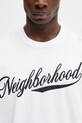 NEIGHBORHOOD t-shirt bawełniany TEE SS.2 biały 252PCNH.ST02