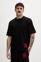 HUGO футболка для мужчин Dorox_RB чёрный 50559676