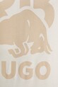 HUGO t-shirt męski bawełniany Dlix_RB 50559696 beżowy