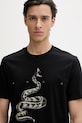 Bavlněné tričko HUGO Discorb černá 50557672