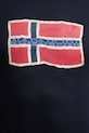Napapijri t-shirt bawełniany MAHSA NP0A4FZB1761 granatowy