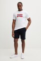 Napapijri t-shirt bawełniany MAHSA NP0A4FZBFX11 biały SS26