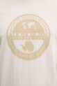 Napapijri t-shirt męski bawełniany MAHSA NP0A4FZBN1A1 beżowy