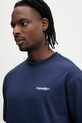 Napapijri t-shirt bawełniany FLUORITE granatowy NP0A4G2FB2Q1