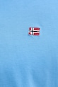 Napapijri T-shirt męski bawełniany SALIS NP0A4H8DB9A1 niebieski