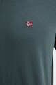 Napapijri t-shirt bawełniany Salis NP0A4H8DG1S1 zielony