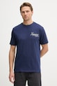 Odzież Napapijri T-shirt męski bawełniany S-ELIOR NP0A4HZYB2Q1 granatowy