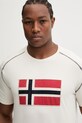 Odzież Napapijri t-shirt bawełniany REFLECT NP0A4ICLN1A1 beżowy