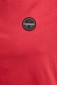 Napapijri t-shirt bawełniany S-Badge NP0A8949RAQ1 czerwony