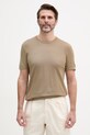 Joop! t-shirt męski bawełniany beżowy 30101531