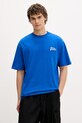 Bavlněné tričko Hugo Blue Nohatio kulatý modrá 50556411