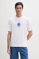 Odzież Hugo Blue t-shirt bawełniany Nunarix 50560047 biały