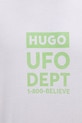 HUGO Blue t-shirt męski bawełniany Nufotee biały 50560048
