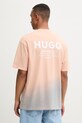 HUGO Blue футболка чоловіча бавовняна Nalono_F помаранчевий 50560732