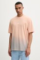 Одяг HUGO Blue футболка чоловіча бавовняна Nalono_F 50560732 помаранчевий