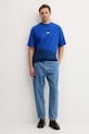 HUGO Blue t-shirt ανδρικό βαμβακερό Nalono_F 50560732 μπλε SS26