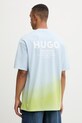 HUGO Blue t-shirt Ανδρικό βαμβακερό Nalono_F μπλε 50560732