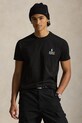 Polo Ralph Lauren JERSEY-SSL-TSH T-shirt bawełniany męski czarny 710981136501
