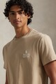 Polo Ralph Lauren t-shirt bawełniany JERSEY-SSL-TSH beżowy 710981136502