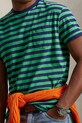Polo Ralph Lauren JERSEY-KNT-T-SHIRT t-shirt bawełniany męski zielony 710A13053001