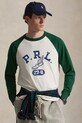 Polo Ralph Lauren t-shirt bawełniany UNEVEN JERSEY-KNT-T-SHIRT gładkie biały 710B13484001