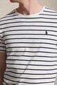 Polo Ralph Lauren t-shirt bawełniany INTERLOCK-KNT-T-SHIRT biały 710B16648002