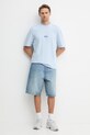 HUGO Blue t-shirt da uomo in cotone Nurazti 50557813 blu SS26