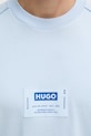HUGO Blue t-shirt da uomo in cotone Nurazti 50557813 blu