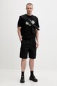 HUGO tricou pentru bărbați, din bumbac Dangen 50558415 negru SS26