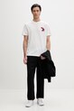 HUGO t-shirt bawełniany Dikerd 50564024 biały SS26