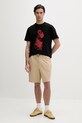 HUGO t-shirt bawełniany Dikerd 50564024 czarny SS26