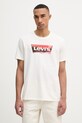 Levi's t-shirt męski bawełniany GRAPHIC CREWNECK beżowy 22491.2104